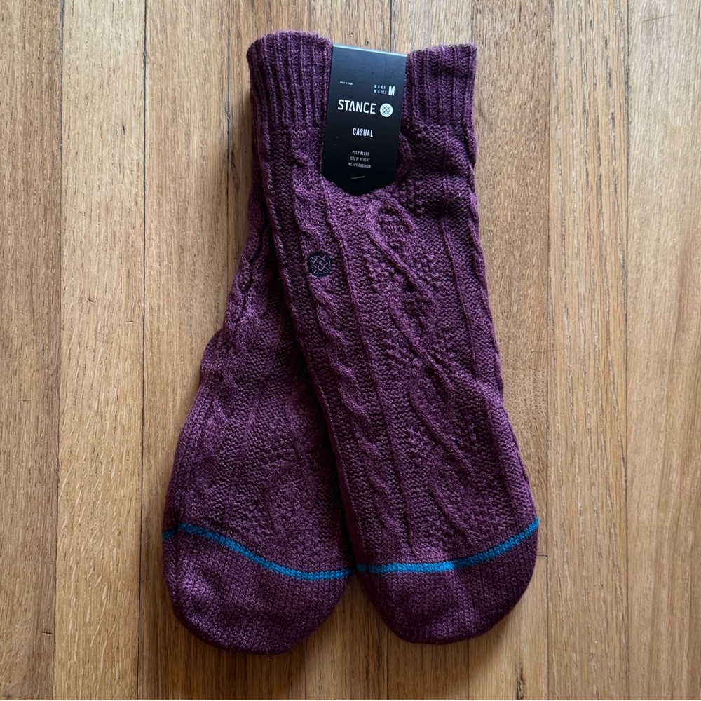 Stance Socks Toasted Slipper Crew Socks Medium